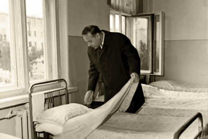 C. Naxçıvanski adına Respublika hərbi internat məktəbində, 7 aprel 1973.