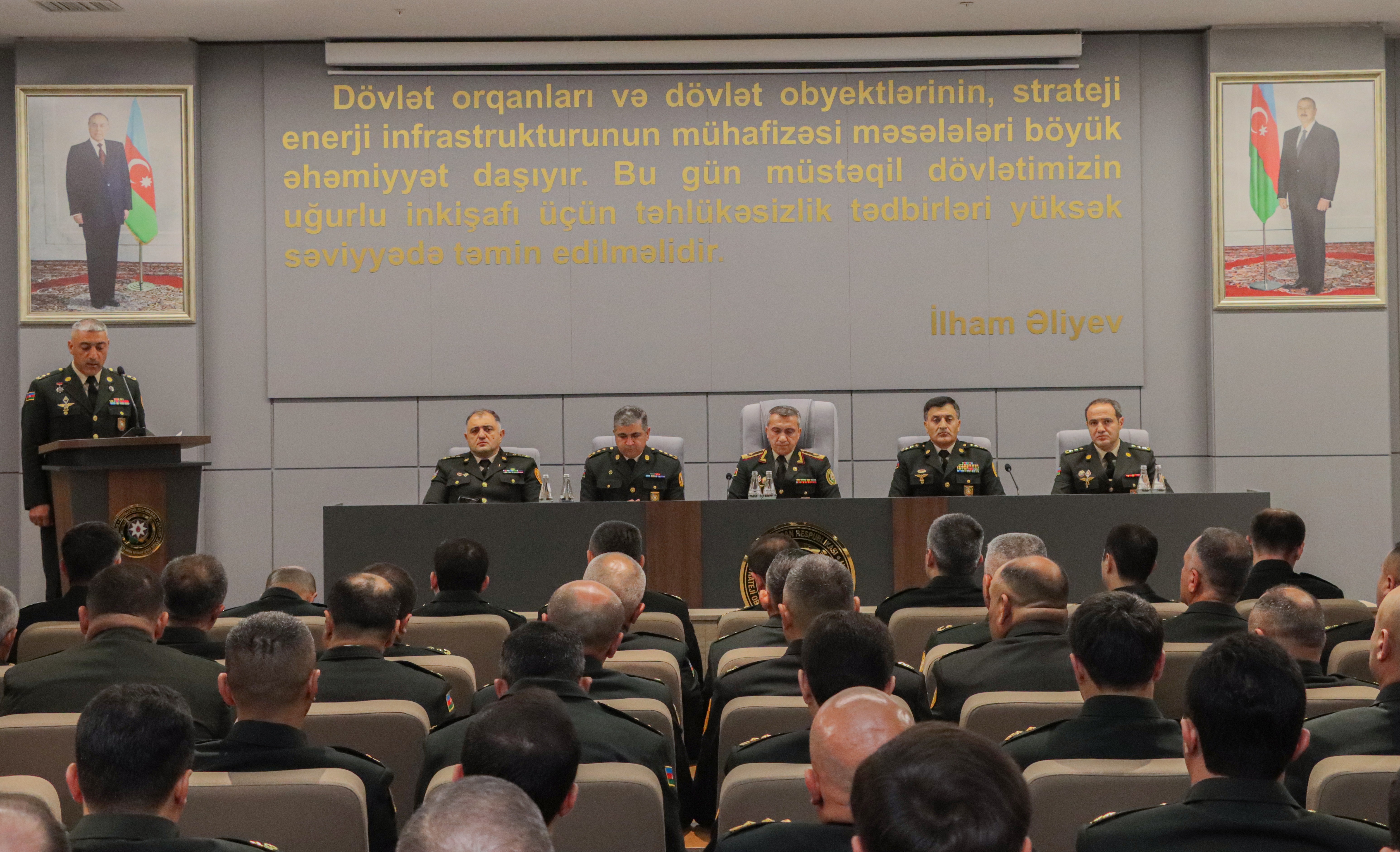 Strateji Obyektlərin Mühafizəsi Dövlət Agentliyində hesabat iclası keçirilib