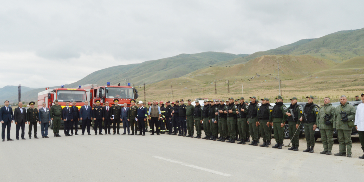 The State Agency for the Protection of Strategic Objects conducted a training on "Eliminating emergency situations and accidents in the export oil and gas pipeline".