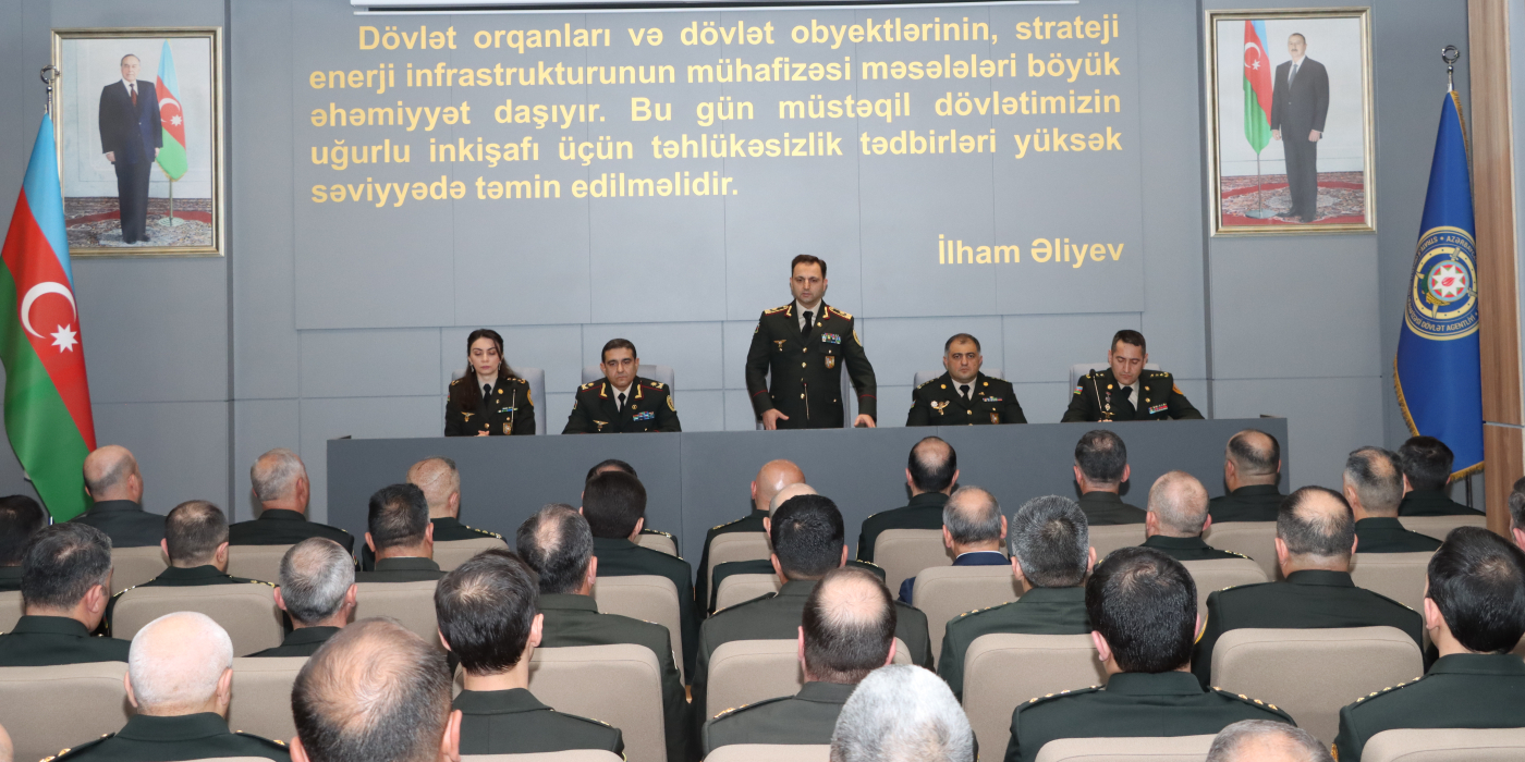 Strateji Obyektlərin Mühafizəsi Dövlət Agentliyinin hərbi qulluqçularına orden və medallar təqdim olundu