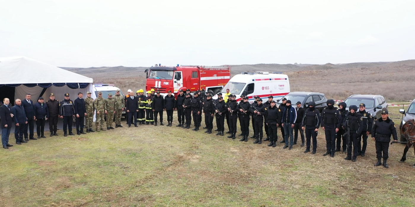 Təhlükəsizlik tədbirlərinin gücləndirilməsi məqsədilə birgə təlim keçirilib