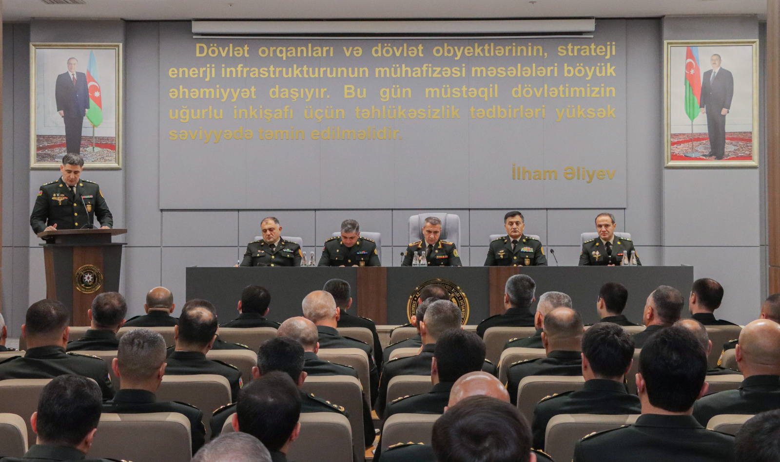 Strateji Obyektlərin Mühafizəsi Dövlət Agentliyində hesabat iclası keçirilib