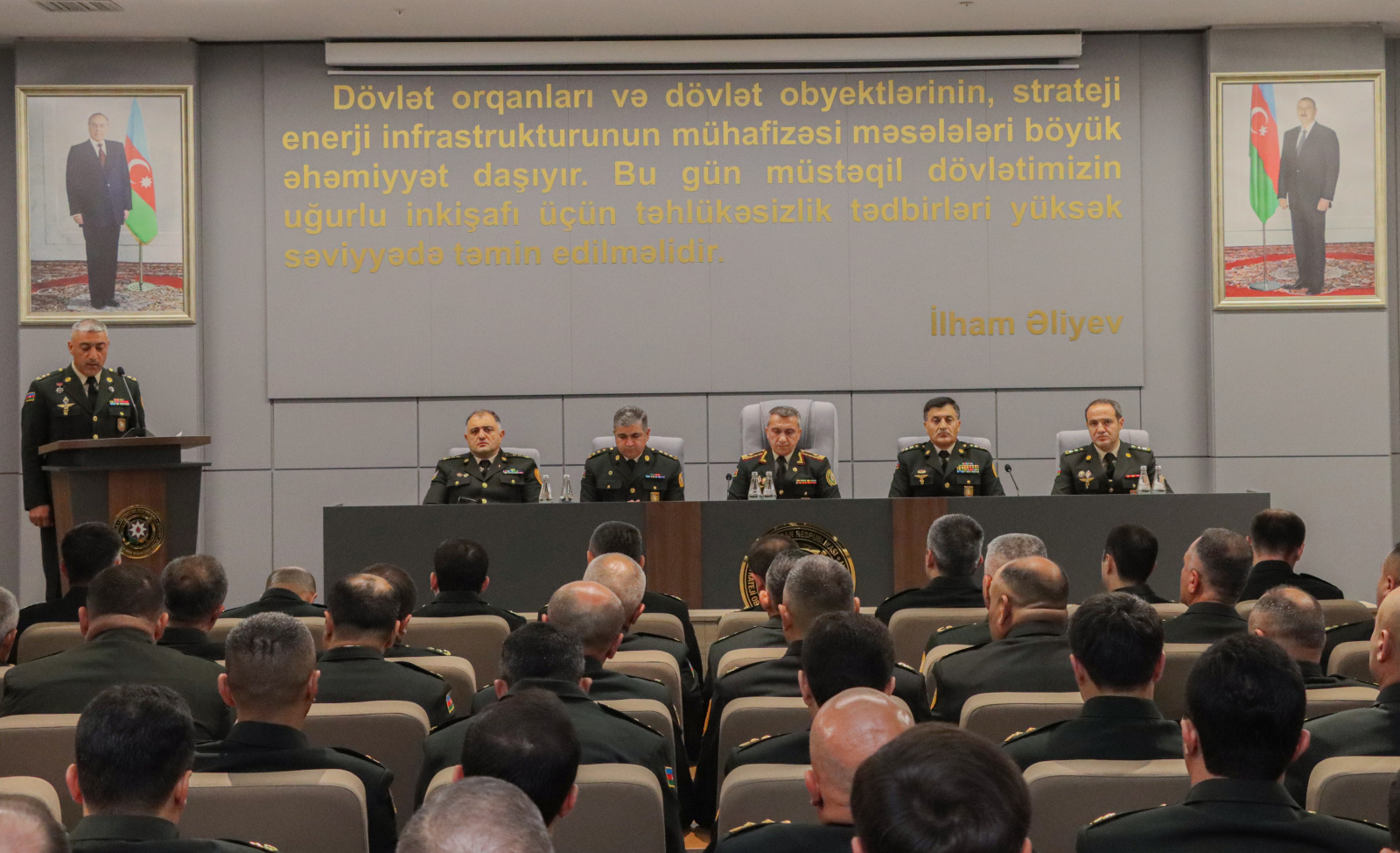 Strateji Obyektlərin Mühafizəsi Dövlət Agentliyində hesabat iclası keçirilib