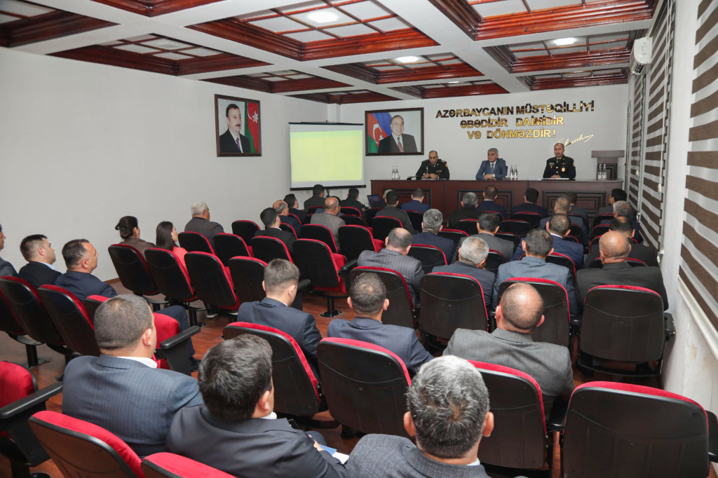 Şəmkir və Kürdəmir Rayon İcra Hakimiyyətlərində ixrac neft-qaz boru kəmərlərinin təhlükəsizliyi ilə bağlı iclas keçirilmişdir