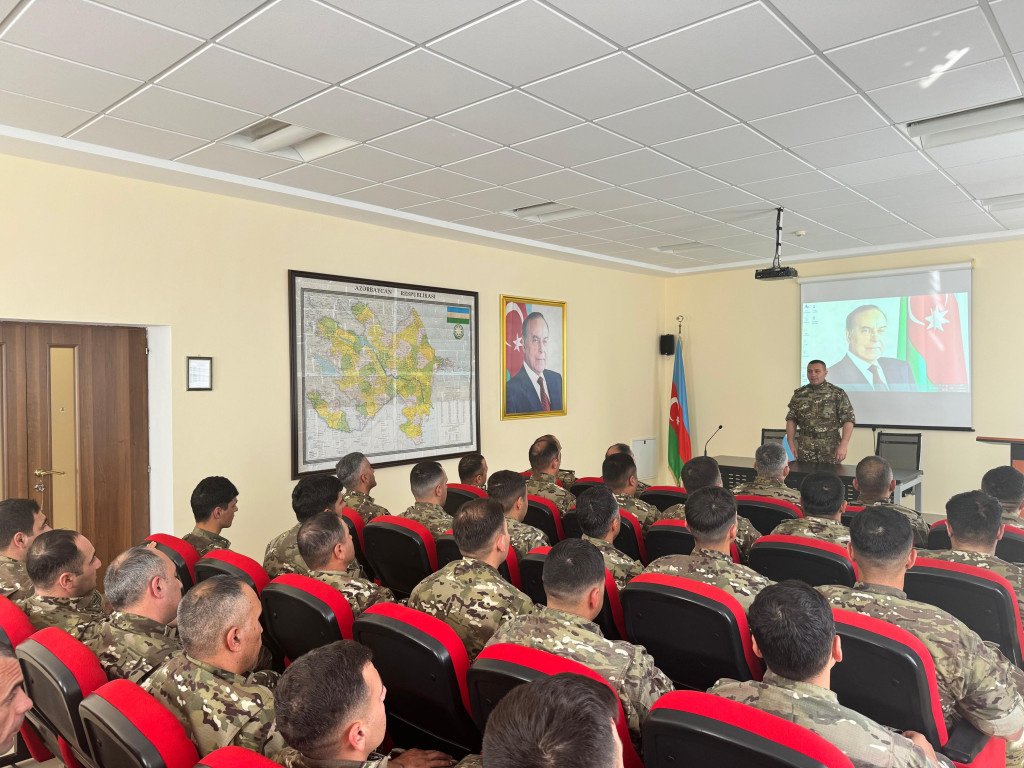 Strateji Obyektlərin Mühafizəsi Dövlət Agentliyinin regional idarələrində 15 iyun - Milli Qurtuluş Gününə həsr olunmuş tədbirlər keçirilib
