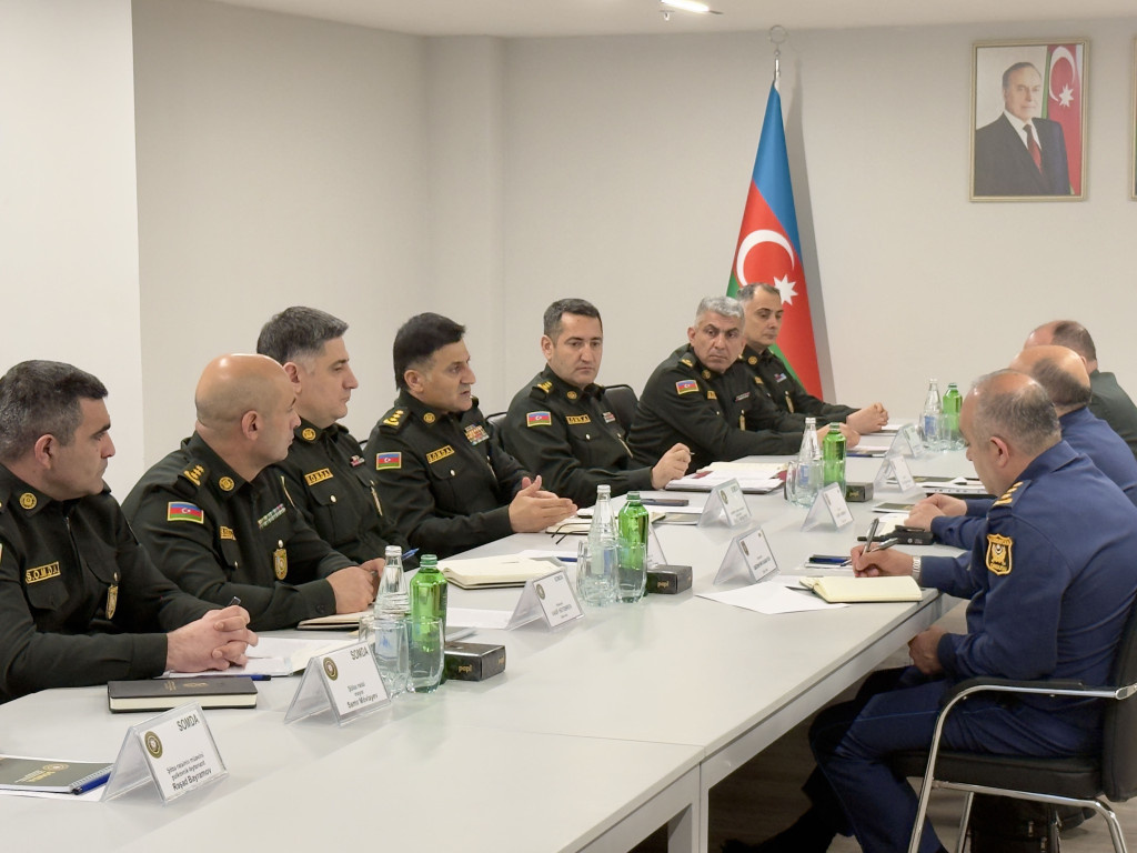 Strateji Obyektlərin Mühafizəsi Dövlət Agentliyində Müdafiə Nazirliyinin əməkdaşlarının iştirakı ilə iclas keçirilmişdir