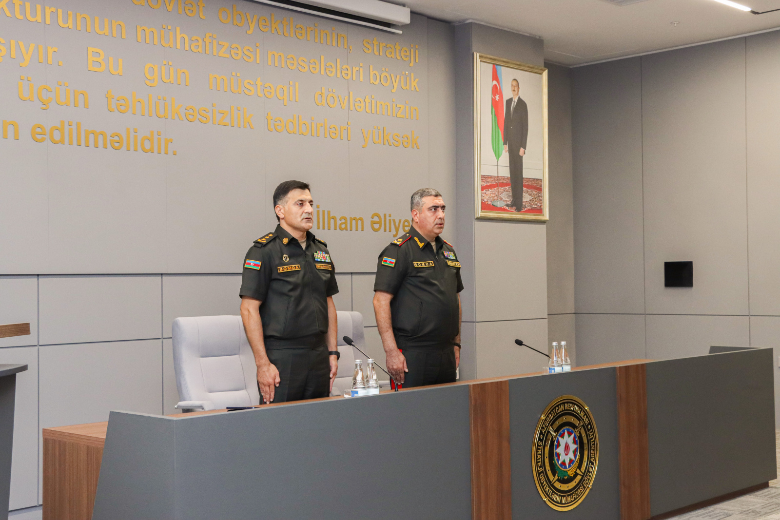 Strateji Obyektlərin Mühafizəsi Dövlət Agentliyində Anım Günü ilə bağlı tədbirlər keçirilib