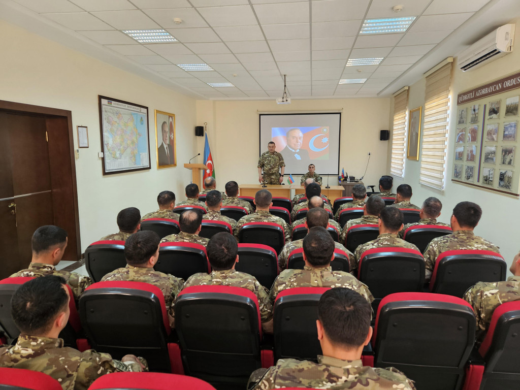 Strateji Obyektlərin Mühafizəsi Dövlət Agentliyinin regional idarələrində 15 iyun - Milli Qurtuluş Gününə həsr olunmuş tədbirlər keçirilib