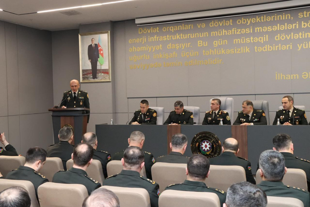 Strateji Obyektlərin Mühafizəsi Dövlət Agentliyində Kollegiya iclası keçirilib